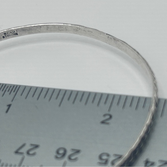 Vintage Sterling Silver Bangle by Beau Sterling - Picture 8 of 10